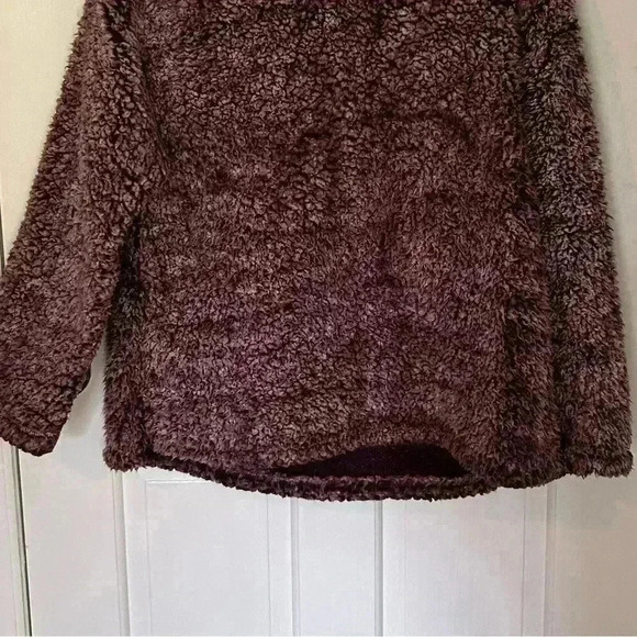 Boutique Peach Love Purple Sherpa - Size Medium - Picture 3 of 6